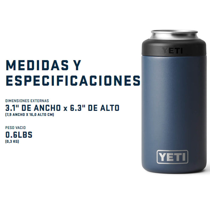 21071501589 PORTA LATA RAMBLER COLSTER TALL NEGRO MARCA YETI