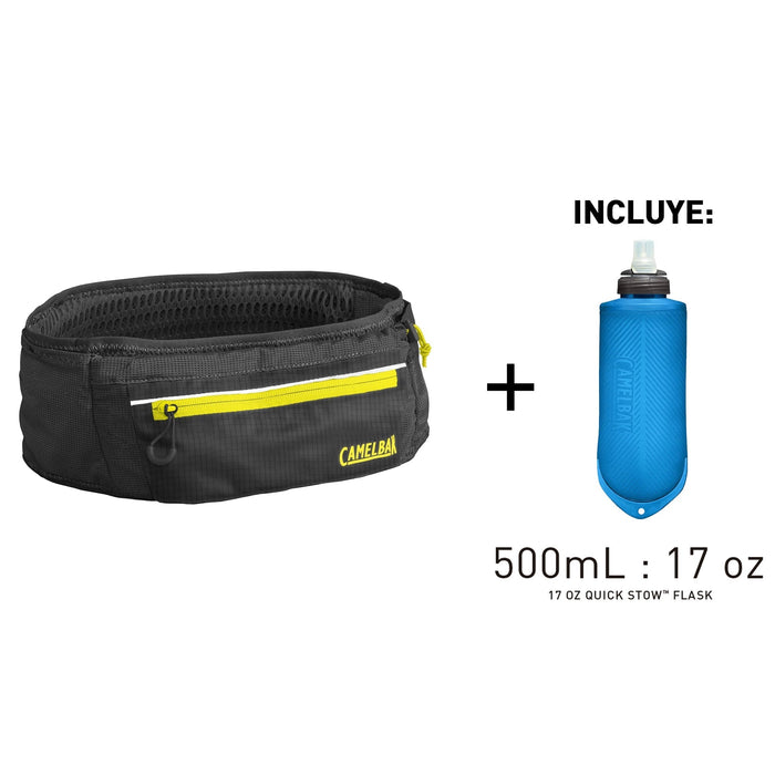 1847002083-P CINTURON DE HIDRATACION ULTRA BELT 17oz NEGRO/SAFETY YELLOW MARCA CAMELBAK T. M/G