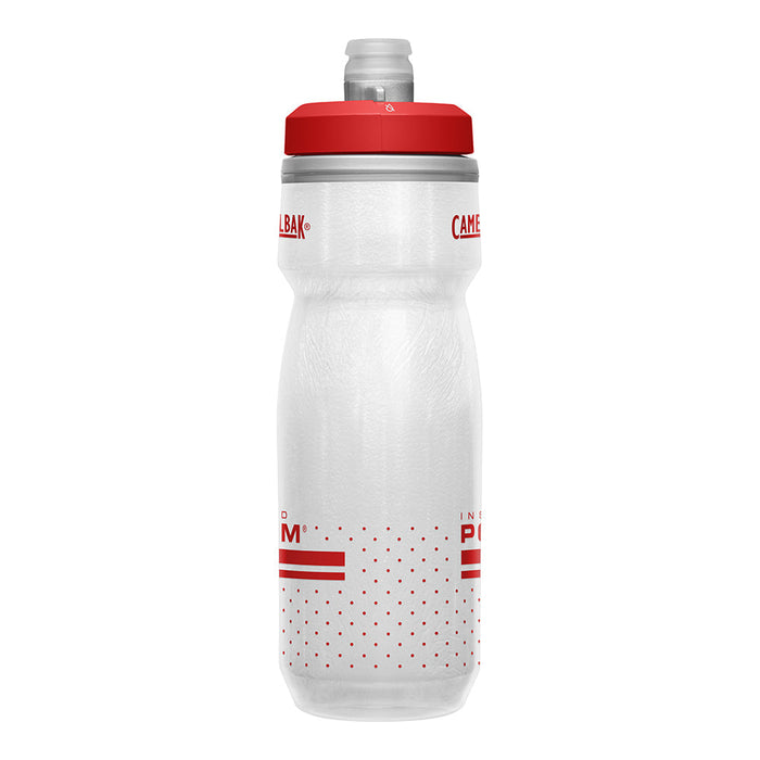 1874605062 ANFORA PODIUM CHILL 620ml BLANCO/ROJO MARCA CAMELBAK