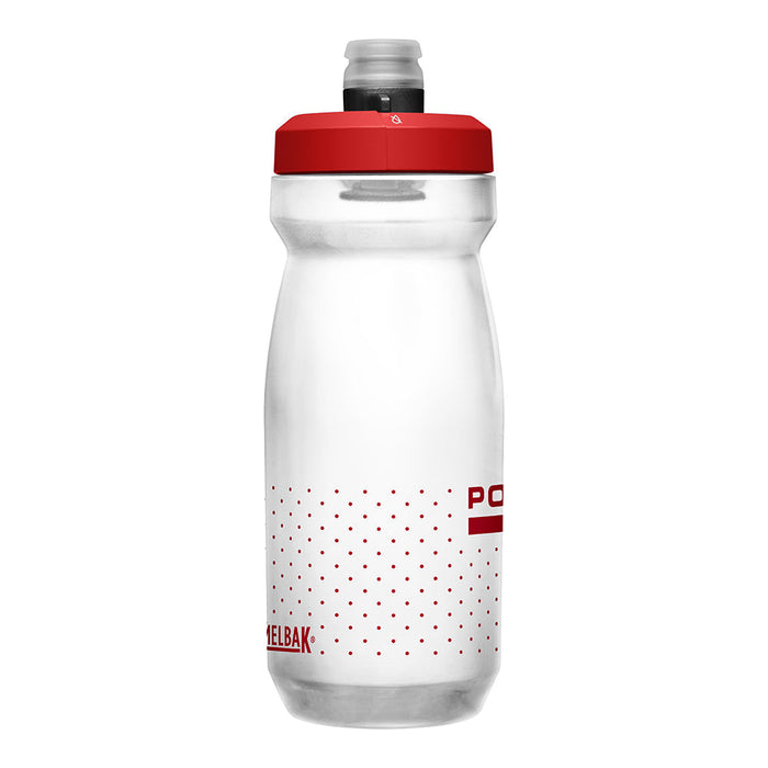 1876601062 ANFORA PODIUM 620ml TRANSPARENTE/ROJO MARCA CAMELBAK