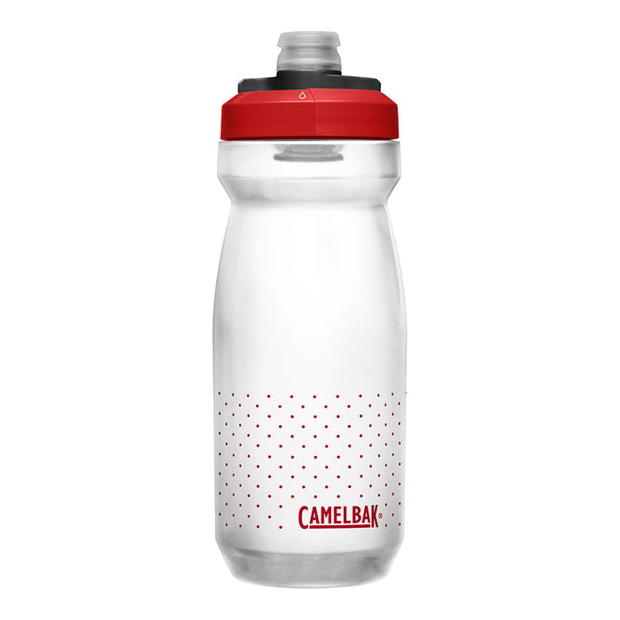 1876601062 ANFORA PODIUM 620ml TRANSPARENTE/ROJO MARCA CAMELBAK