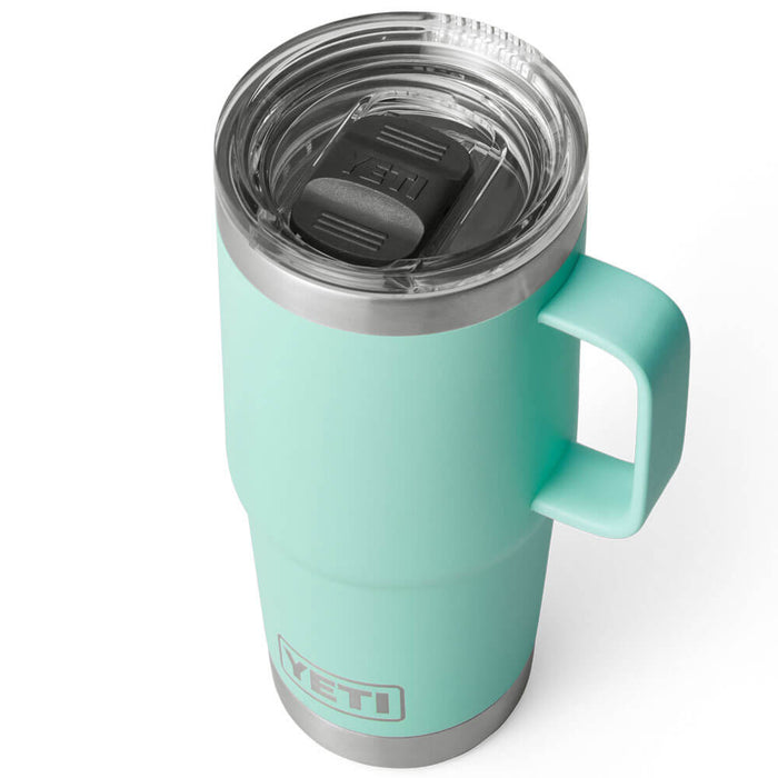 21071502278 TAZA RAMBLER 20oz TRAVEL MUG CON TAPA STRONGHOLD SEAFOAM MARCA YETI