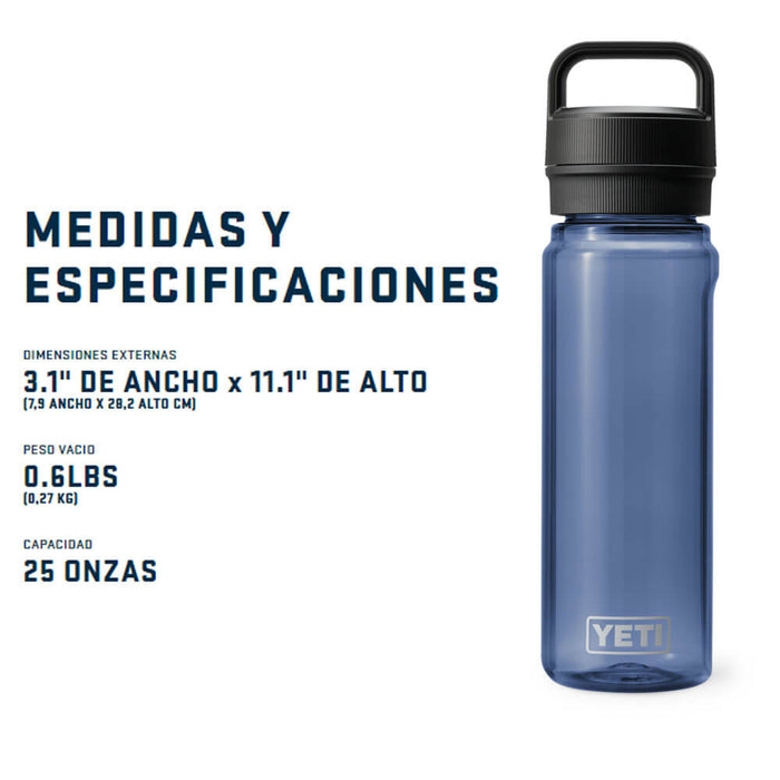 21071220003 BOTELLA DE AGUA YONDER 750ml CLEAR MARCA YETI