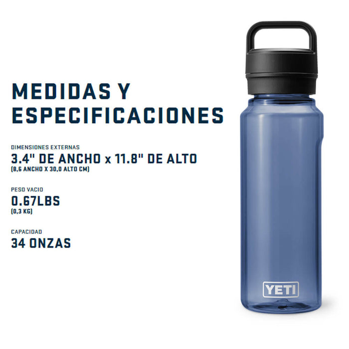 21071220005 BOTELLA DE AGUA YONDER 1Lt CHARCOAL MARCA YETI