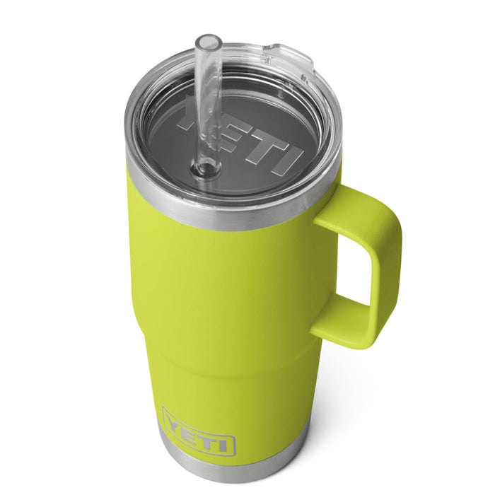 21071501810 TERMO RAMBLER 25oz STRAW MUG CHARTREUSE MARCA YETI