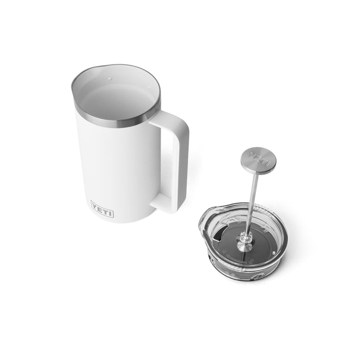 21071501847 TAZA RAMBLER 34oz FRENCH PRESS BLANCO MARCA YETI