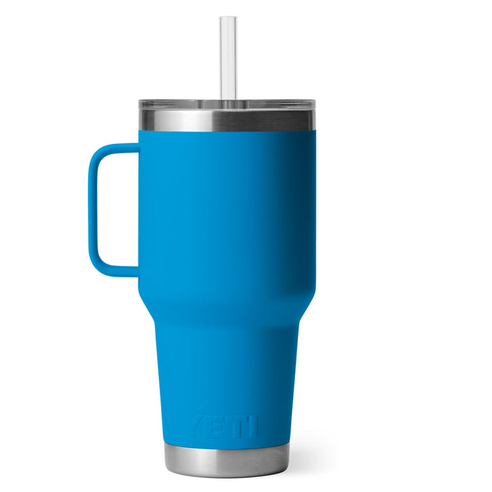 21071502685 TERMO RAMBLER 35oz STRAW MUG BIG WAVE BLUE MARCA YETI