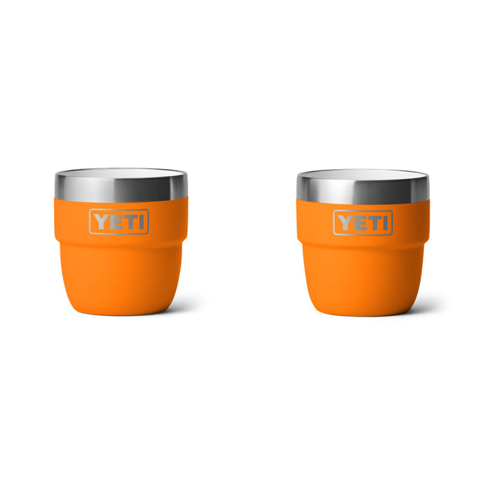 21071502627 TAZA RAMBLER 4oz STACKABLE 2 PIEZAS KING CRAB ORANGE MARCA YETI