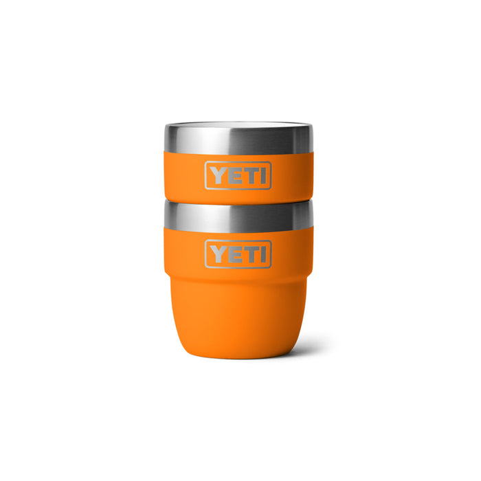 21071502627 TAZA RAMBLER 4oz STACKABLE 2 PIEZAS KING CRAB ORANGE MARCA YETI