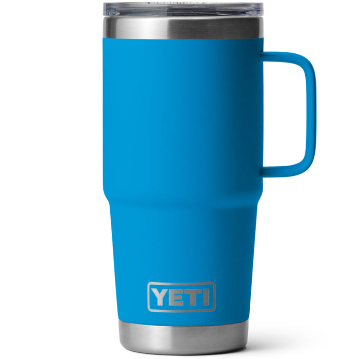 21071502675 TAZA RAMBLER 20oz TRAVEL MUG CON TAPA STRONGHOLD BIG WAVE BLUE MARCA YETI