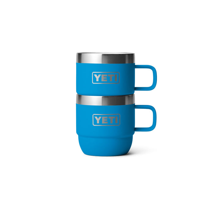 21071502689 TAZA RAMBLER 6oz STACKABLE 2 PIEZAS BIG WAVE BLUE MARCA YETI