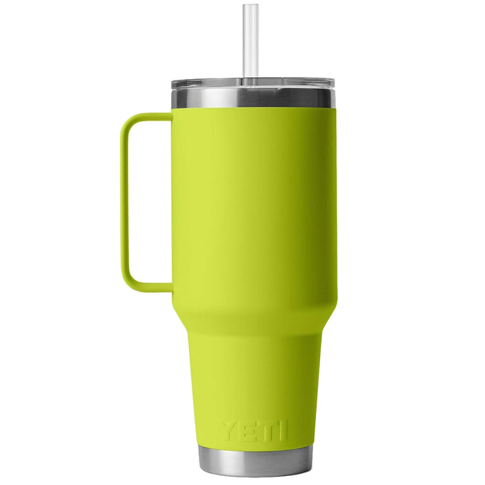 21071502786 TERMO RAMBLER 42oz STRAW MUG CHARTREUSE MARCA YETI