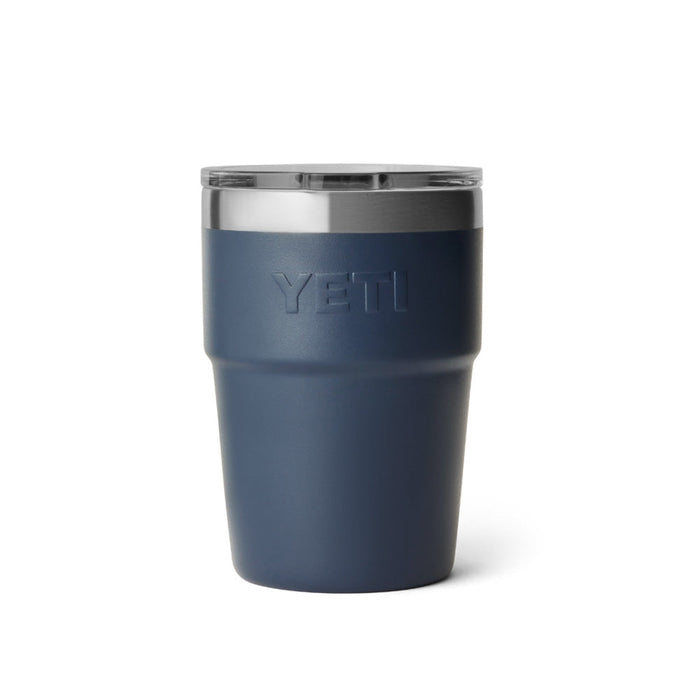 21071502847 TERMO RAMBLER 16oz STACKABLE CUP TAPA MAGNETICA MARINO MARCA YETI