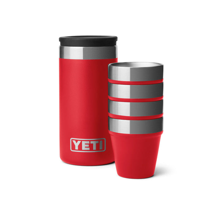 21071502946 VASITOS DE SHOT 4 PIEZAS RESCUE RED MARCA YETI