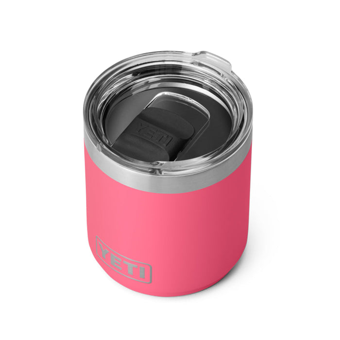 21071502974 TERMO RAMBLER 10oz LOWBALL 2.0 TAPA MAGNETICA TROPICAL PINK MARCA YETI