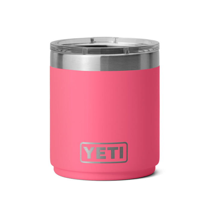 21071502974 TERMO RAMBLER 10oz LOWBALL 2.0 TAPA MAGNETICA TROPICAL PINK MARCA YETI