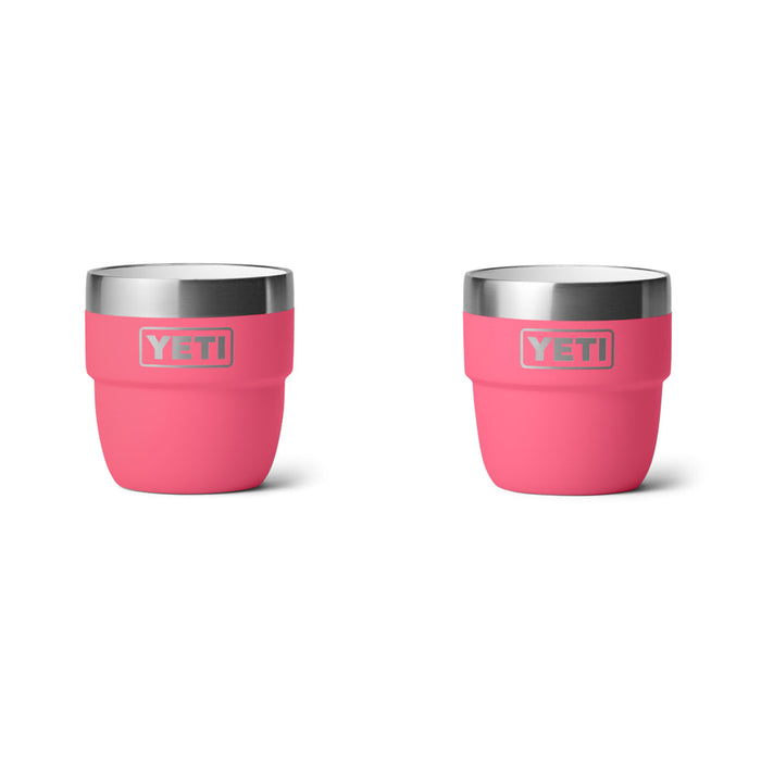 21071502981 TAZA RAMBLER 4oz STACKABLE 2 PIEZAS TROPICAL PINK MARCA YETI