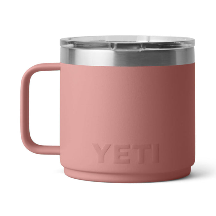 21071503329 TAZA RAMBLER 14oz MUG 2.0 TAPA MAGNETICA SANDSTONE PINK MARCA YETI