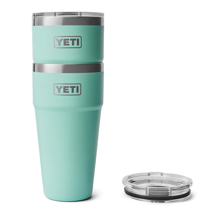 21071503716 TERMO RAMBLER 30oz STACKABLE CUP TAPA MAGNETICA SEAFOAM MARCA YETI