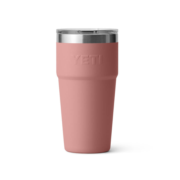 21071504231 TERMO RAMBLER 20oz STACKABLE CUP TAPA MAGNETICA SANDSTONE PINK MARCA YETI