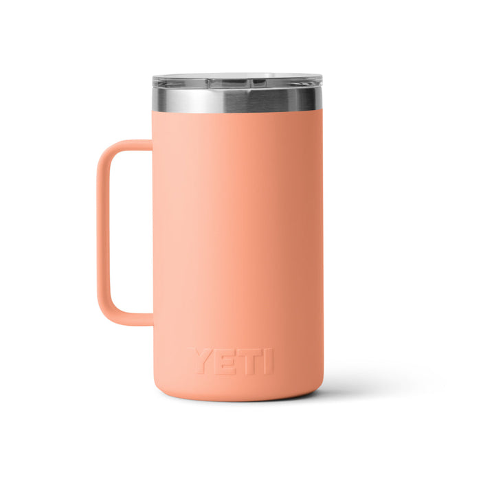 21071505347 TAZA RAMBLER 24oz MUG TAPA MAGNETICA PEACH MARCA YETI