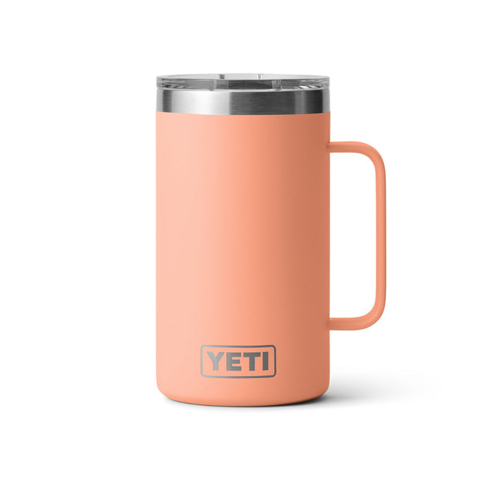 21071505347 TAZA RAMBLER 24oz MUG TAPA MAGNETICA PEACH MARCA YETI