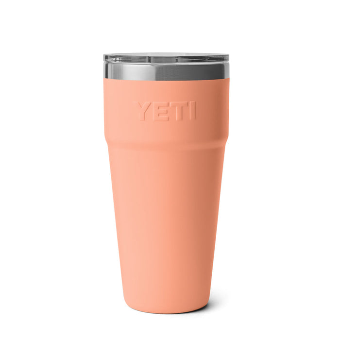 21071505466 TERMO RAMBLER 30oz STACKABLE CUP TAPA MAGNETICA PEACH MARCA YETI