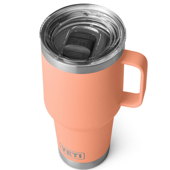 21071505469 TAZA RAMBLER 30oz TRAVEL MUG CON TAPA STRONGHOLD PEACH MARCA YETI