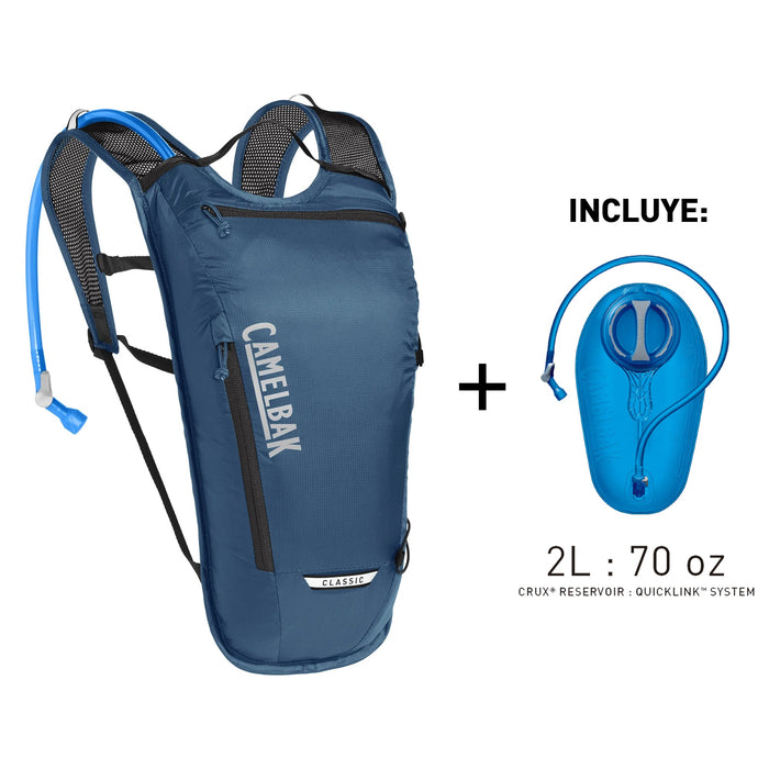 2404401000 MOCHILA CLASSIC LIGHT 2Lt NEGRO/AZUL GIBRALTAR MARCA CAMELBAK