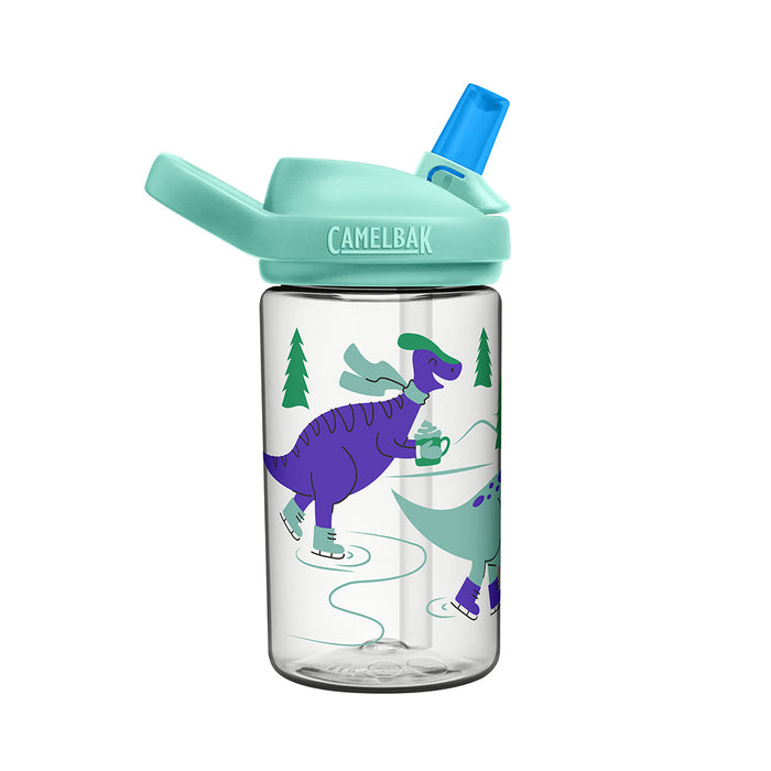 2689112141 BOTELLA EDDY+KIDS 14oz TRITAN ICE SKATING DINOS MARCA CAMELBAK