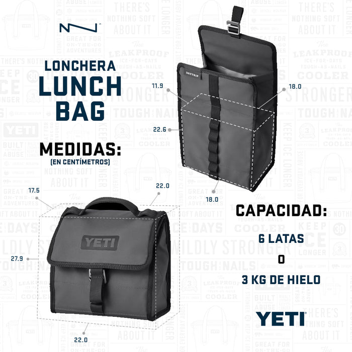 18060131418 LONCHERA DAYTRIP BAG NEGRO MARCA YETI