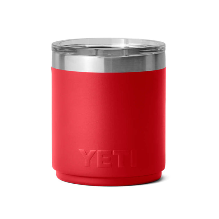 21071504014 TERMO RAMBLER 10oz LOWBALL 2.0 TAPA MAGNETICA RESCUE RED MARCA YETI