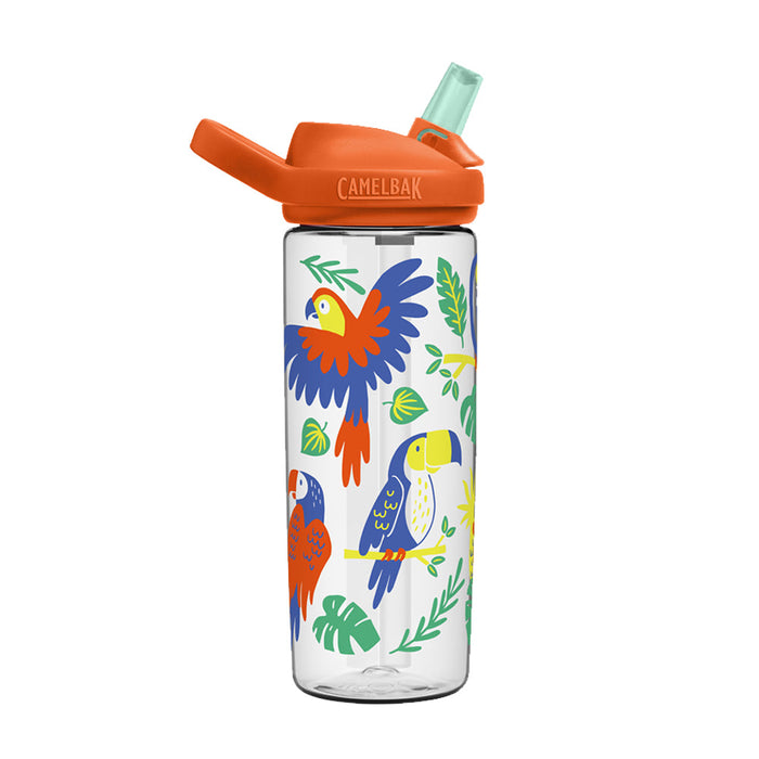 3049801060 BOTELLA EDDY+KIDS 20oz TRITAN TROPICAL BIRDS MARCA CAMELBAK