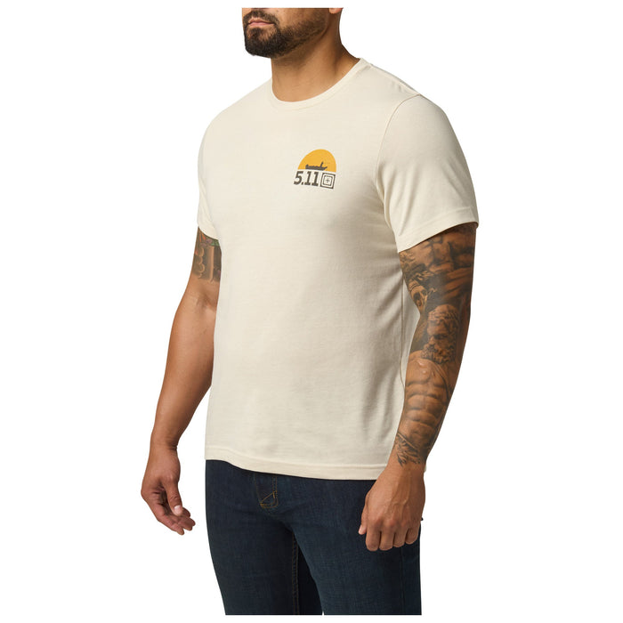 76166ADU-344 PLAYERA TROUT ON! SAND DUNE MARCA 5.11 TACTICAL