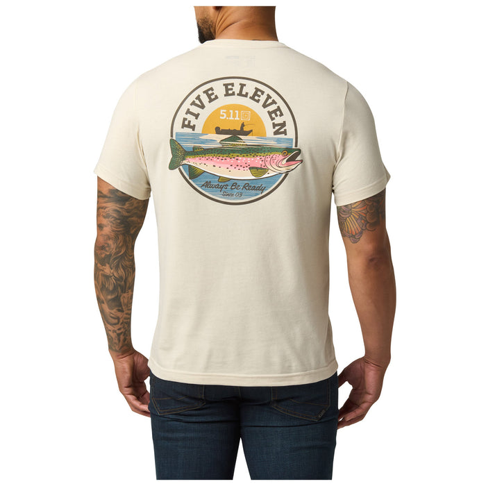 76166ADU-344 PLAYERA TROUT ON! SAND DUNE MARCA 5.11 TACTICAL