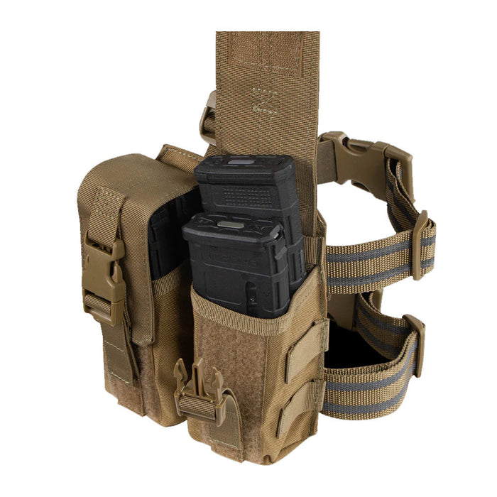 MA65-498 DROP LEG M4 MAG POUCH COYOTE MARCA CONDOR