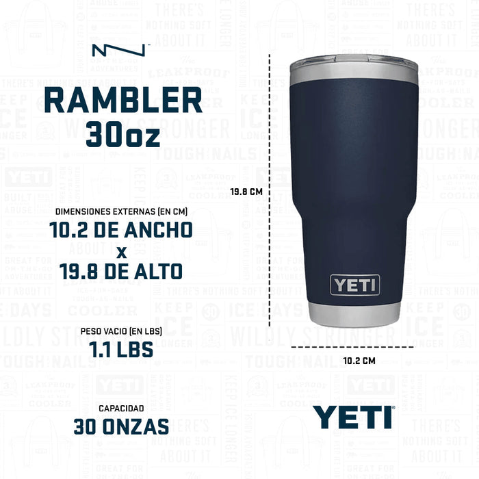 21071503005 TERMO RAMBLER 30oz TROPICAL PINK MARCA YETI