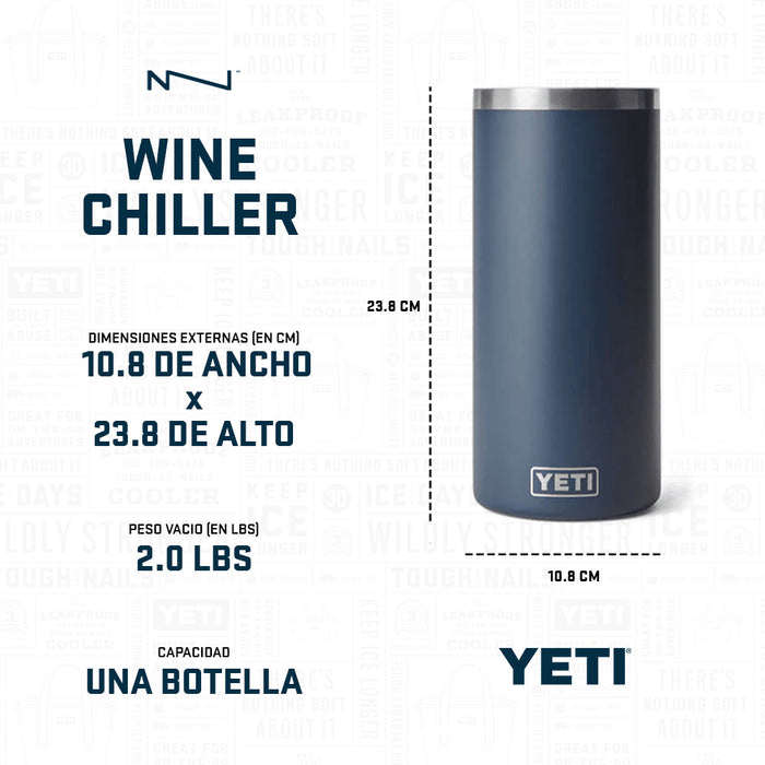 21071504125 RAMBLER WINE CHILLER BLANCO MARCA YETI