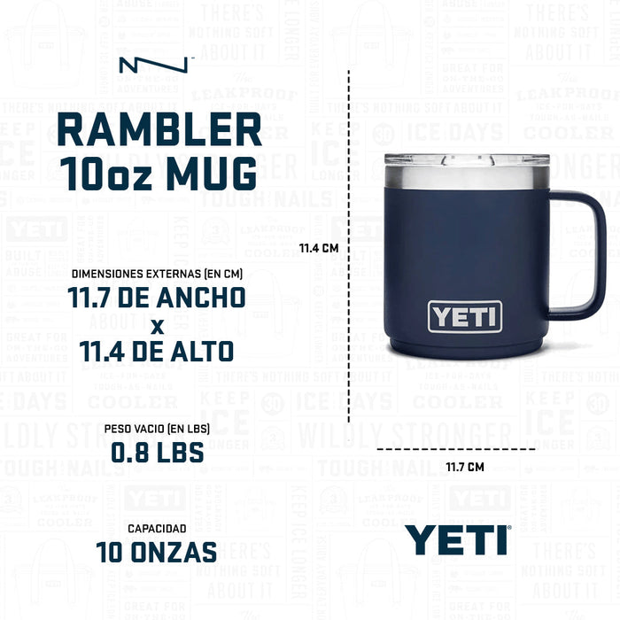 21071500572 TAZA RAMBLER 10oz STACKABLE MUG TAPA MAGNETICA ACERO MARCA YETI