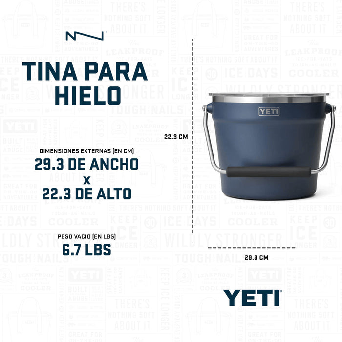 21071503451 TINA PARA HIELO RAMBLER KEY LIME YETI