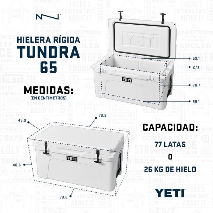 10065450000 HIELERA RIGIDA TUNDRA 65 KEY LIME MARCA YETI