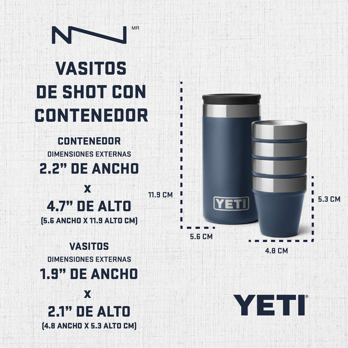 21071502973 VASITOS DE SHOT 4 PIEZAS TROPICAL PINK MARCA YETI