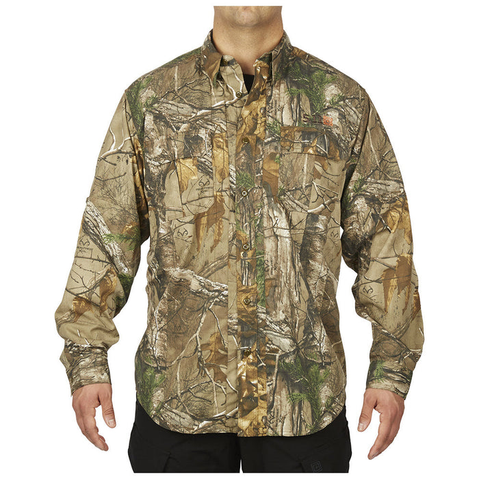 72408-302 CAMISA X-TRA M/L REAL TREE MARCA 5.11 T. XXG