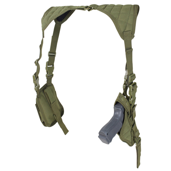 ASH-001 VERTICAL SHOULDER HOLSTER VERDE MARCA CONDOR